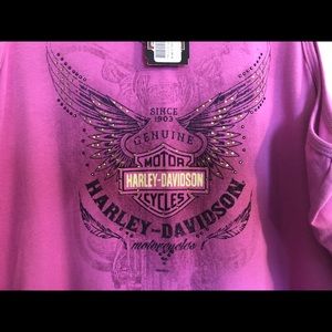 NWT Pink Harley Davidson sleeveless tank